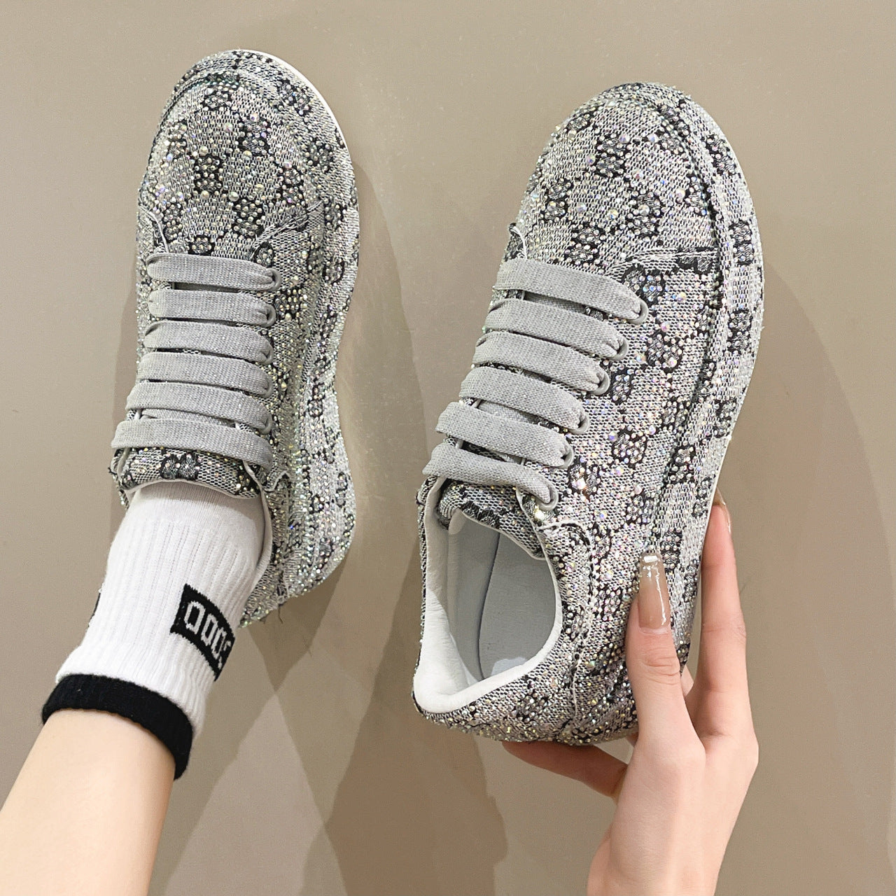 GYPSOPHILA RHINESTONE CASUAL SHOES