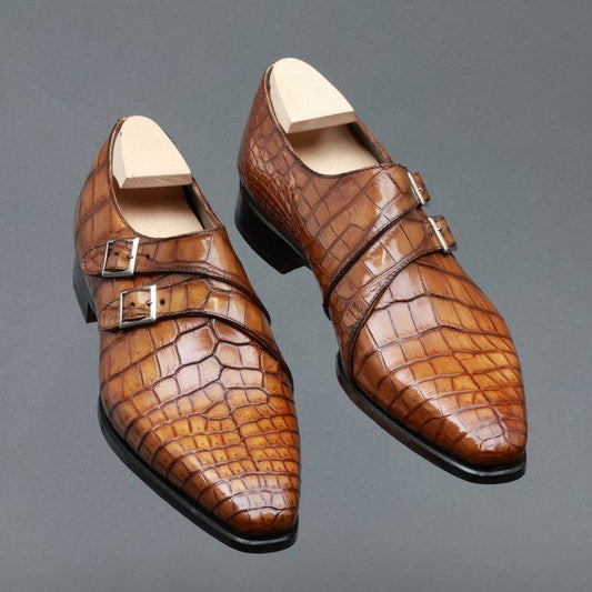 Alexander Double Monk Strap Shoes