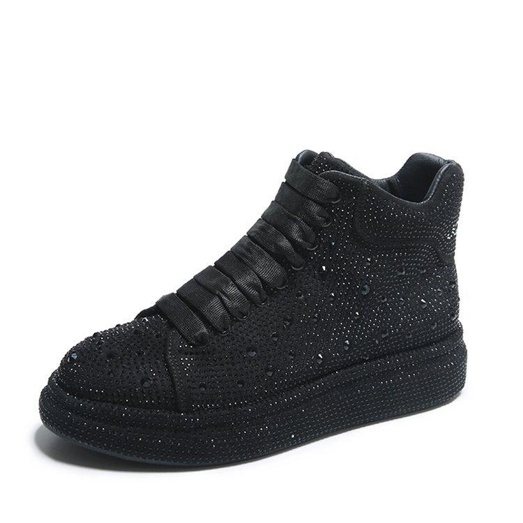 🔥CHRISTMAS Offer 49% OFF🔥RHINESTONE PLATFORM HIGH-TOP SHOES