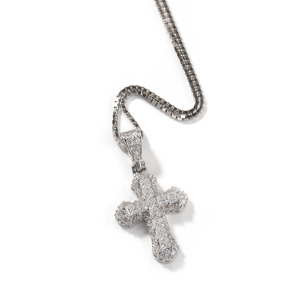 KOZILOV FULL ICE CROSS NECKLACE