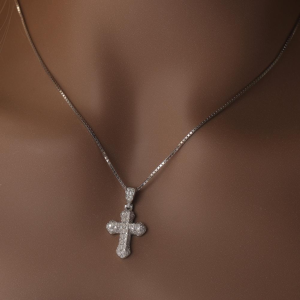 KOZILOV FULL ICE CROSS NECKLACE