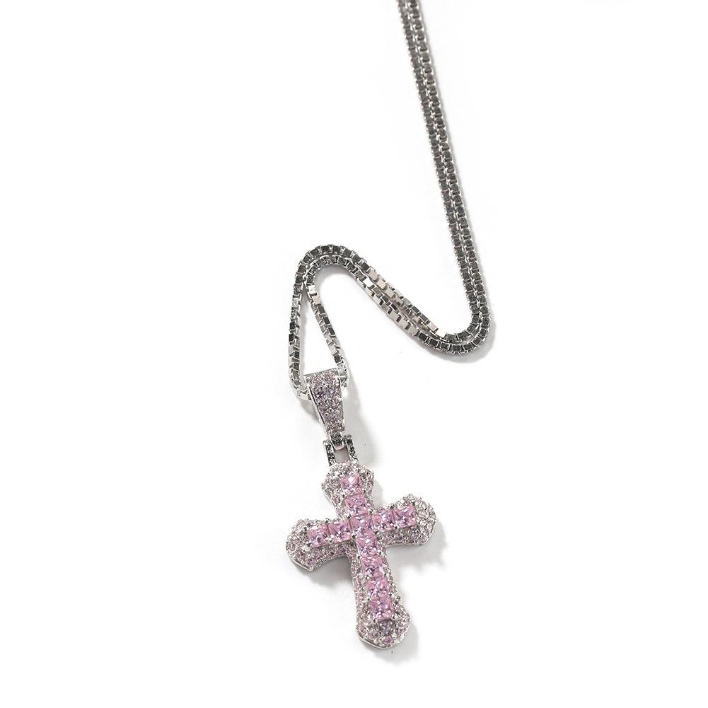 KOZILOV FULL ICE CROSS NECKLACE