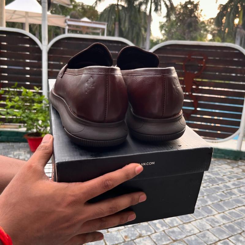 Men's Brown Dark Loafers Leather