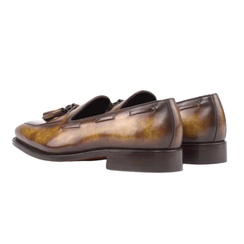 Men's Formal Leather Loafers - Brown