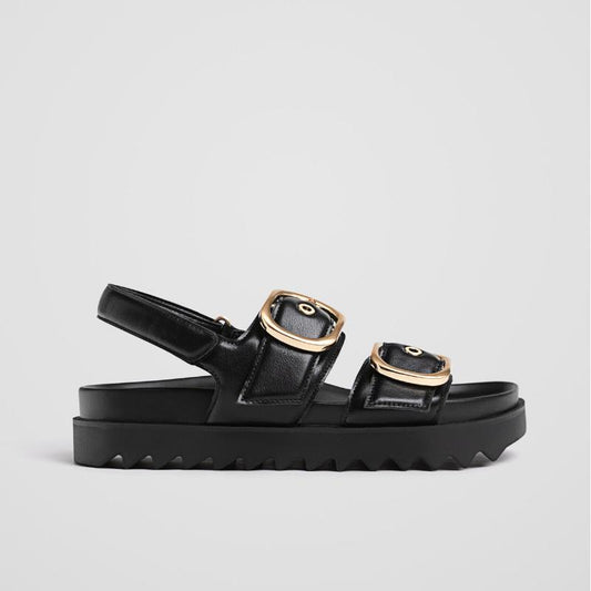 FLAT SANDALS WITH BUCKLES