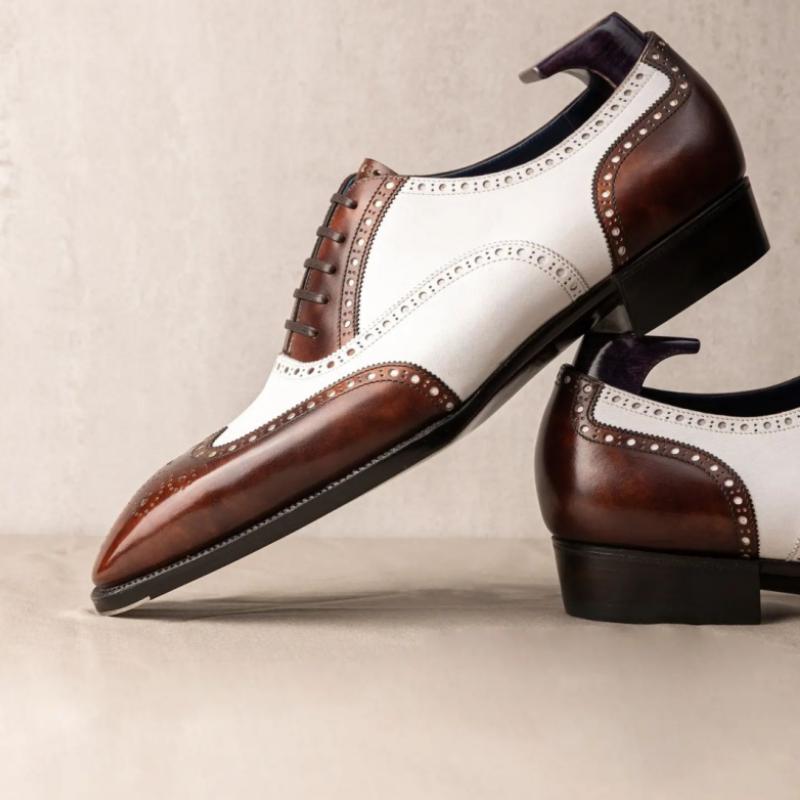 Men's formal shoes Premium Luxury Handmade Goodyear welted oxford  Leather shoe men