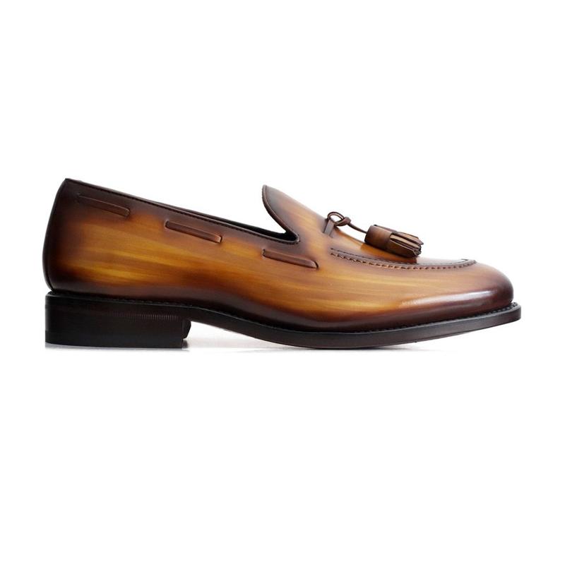 Men's Formal Leather Loafers - Brown