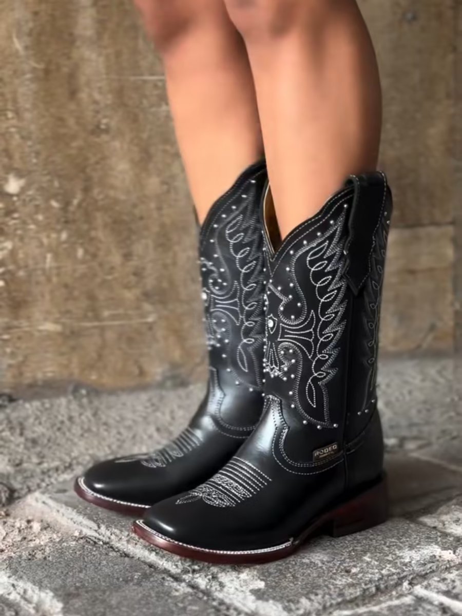 Western Cowboy Classic Embroidery Style Women's Boots