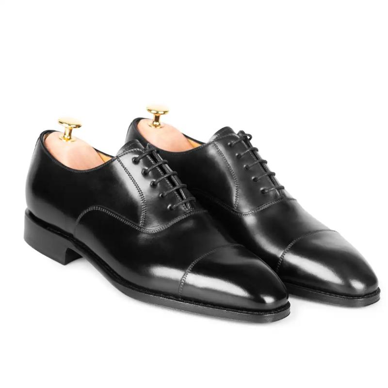 Men's Leather Formal Leather Shoes - Black - Standard Size