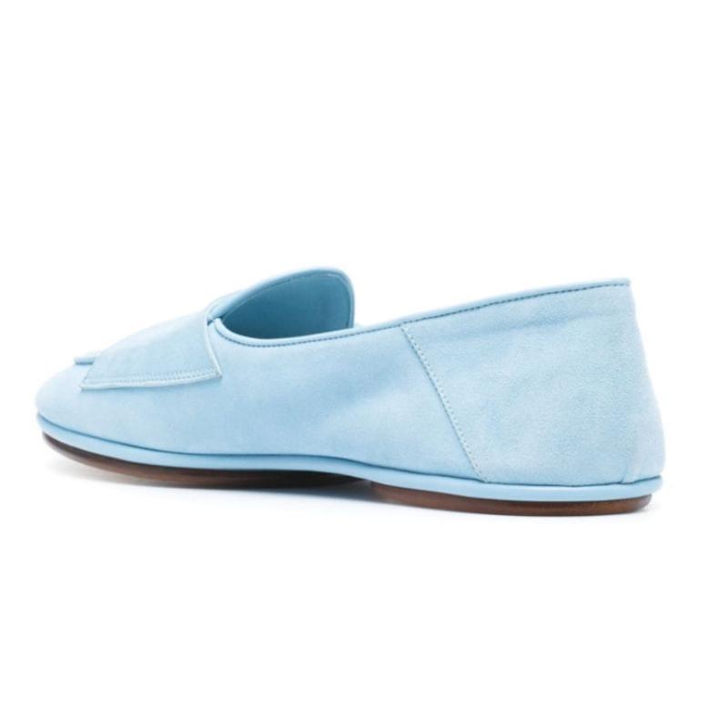 Men's Light Blue Loafers