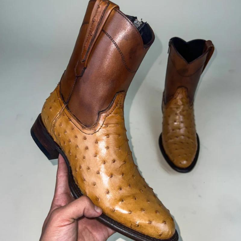 Men's Mid Length Leather Boots