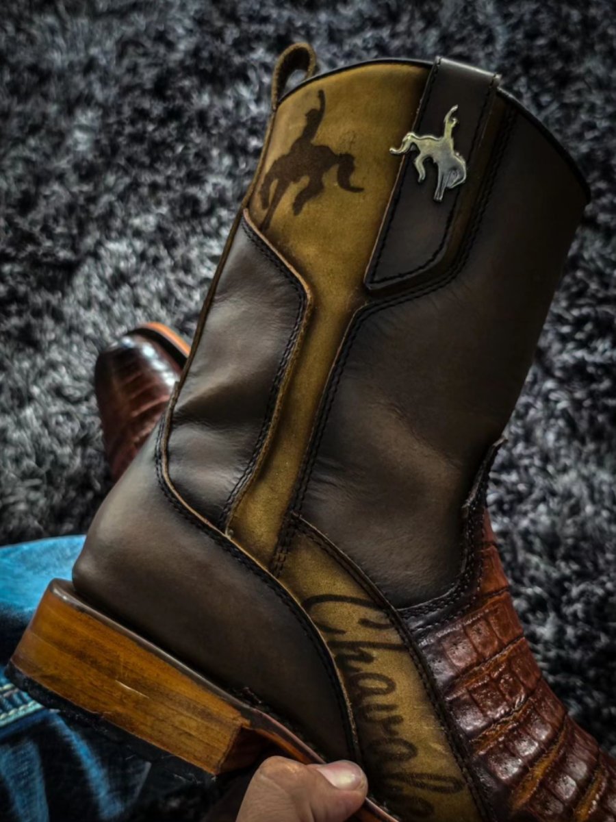 Cowboy Mid-Calf Boots