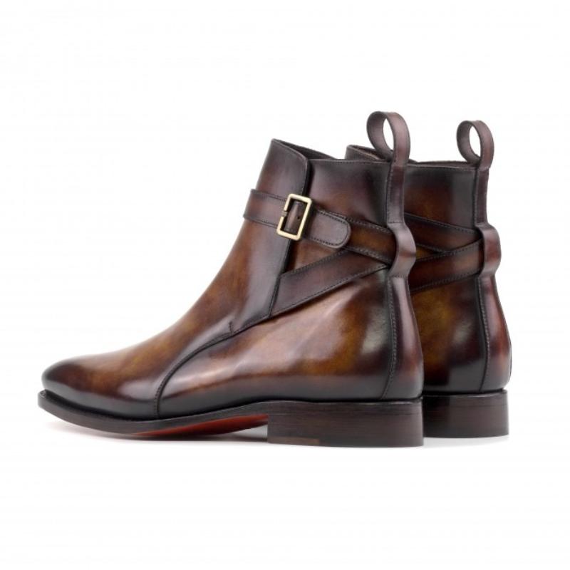 Men's Leather Chelsea Boots - Brown