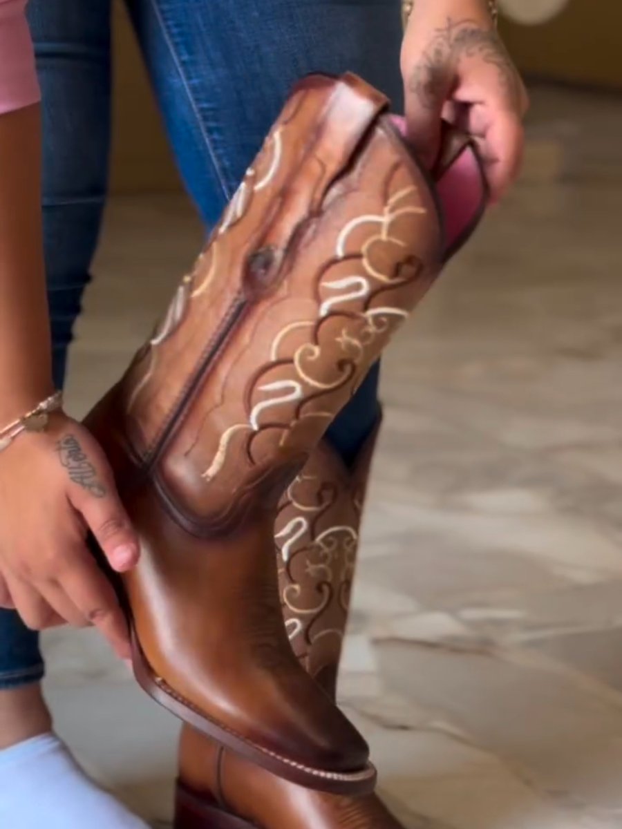 Women's  Western Boot Badlands Brown