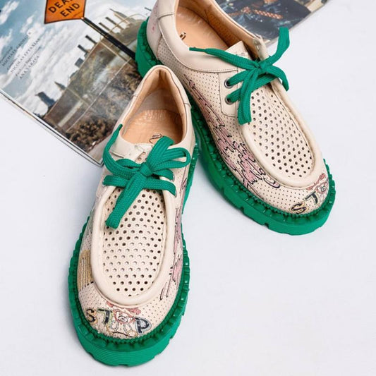 Casual Leather Trendy Breathable Shoes