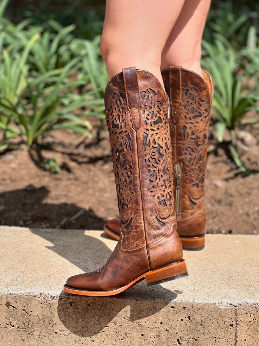 Classic Western Cowboy Women's Cowboy Boots - Brown