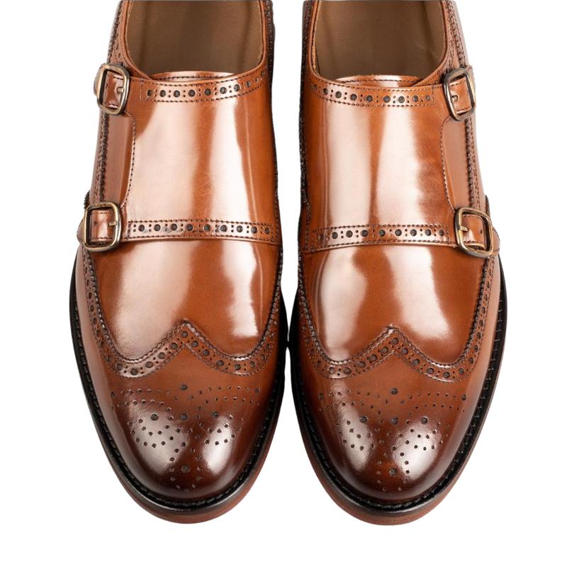 Men's Formal Leather Shoes - Brown