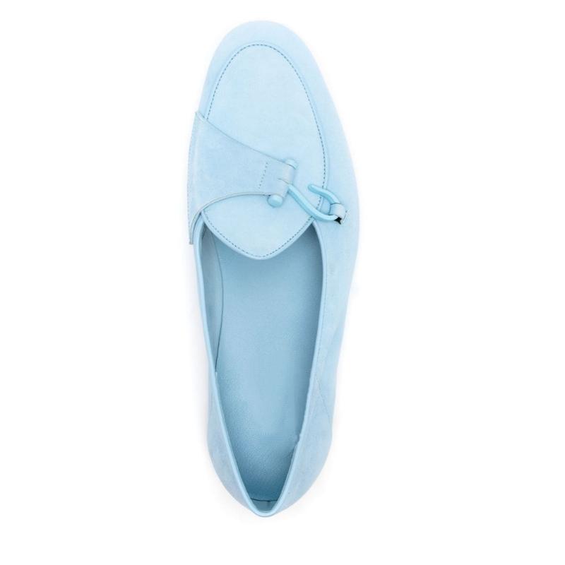 Men's Light Blue Loafers