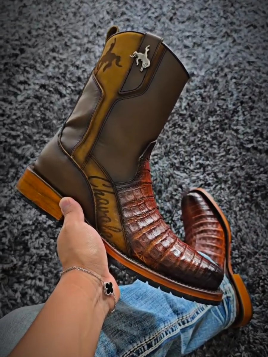 Cowboy Mid-Calf Boots