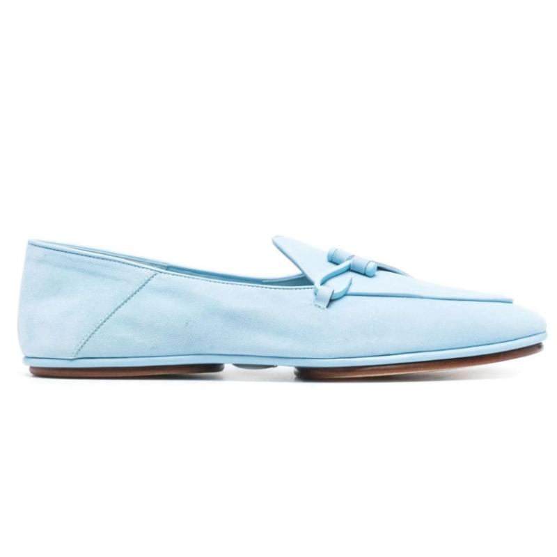 Men's Light Blue Loafers