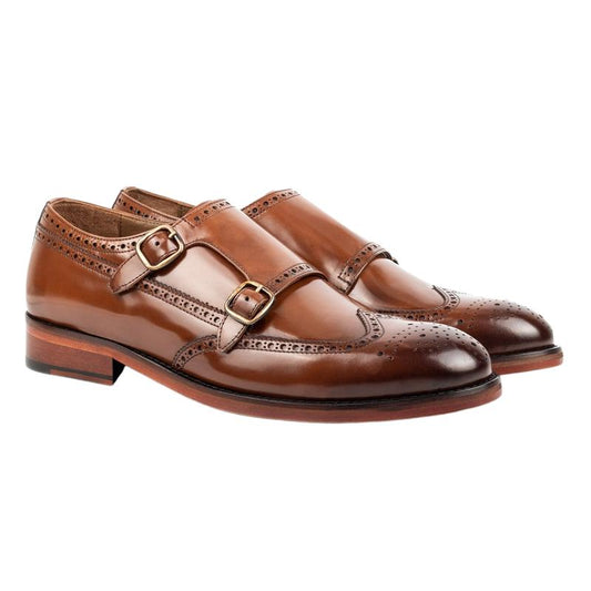 Men's Formal Leather Shoes - Brown