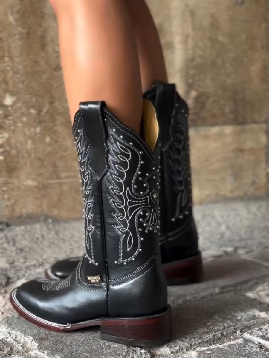 Western Cowboy Classic Embroidery Style Women's Boots