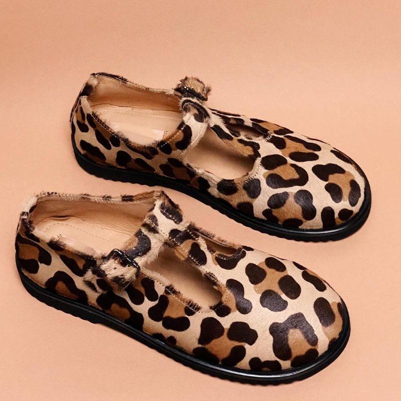 Ladies' Casual Leopard Print Sandals