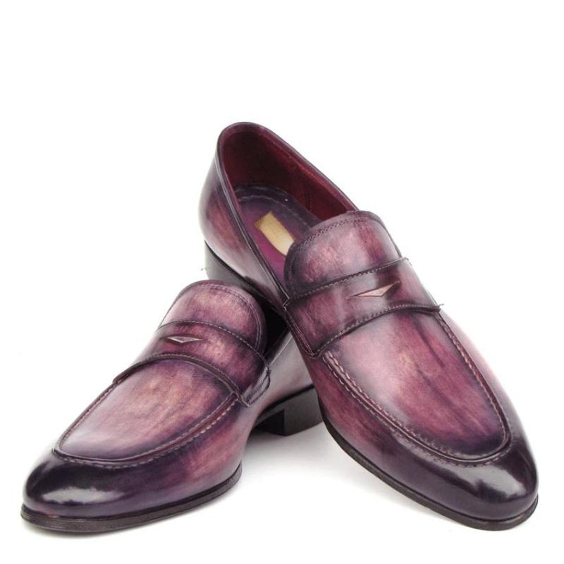 Men's Formal Wear Classic Purple Loafers