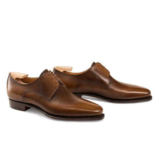 Men's Brown Formal Leather Lace Up Shoes