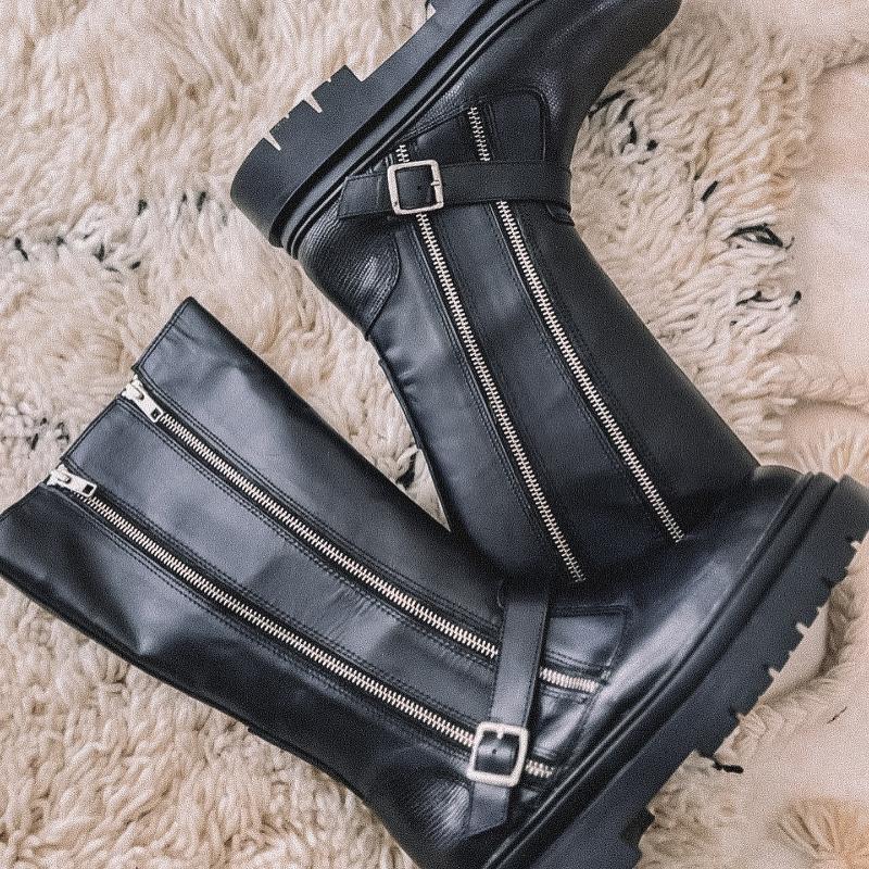 Women's Stylish Zipper Boots