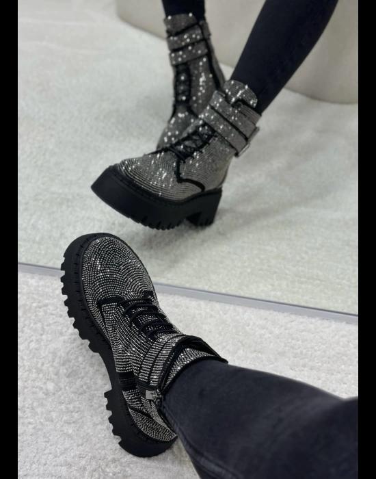 VELCRO RHINESTONE BOOTS