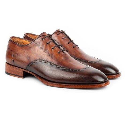 Men's Formal Color Blocked Leather Shoes