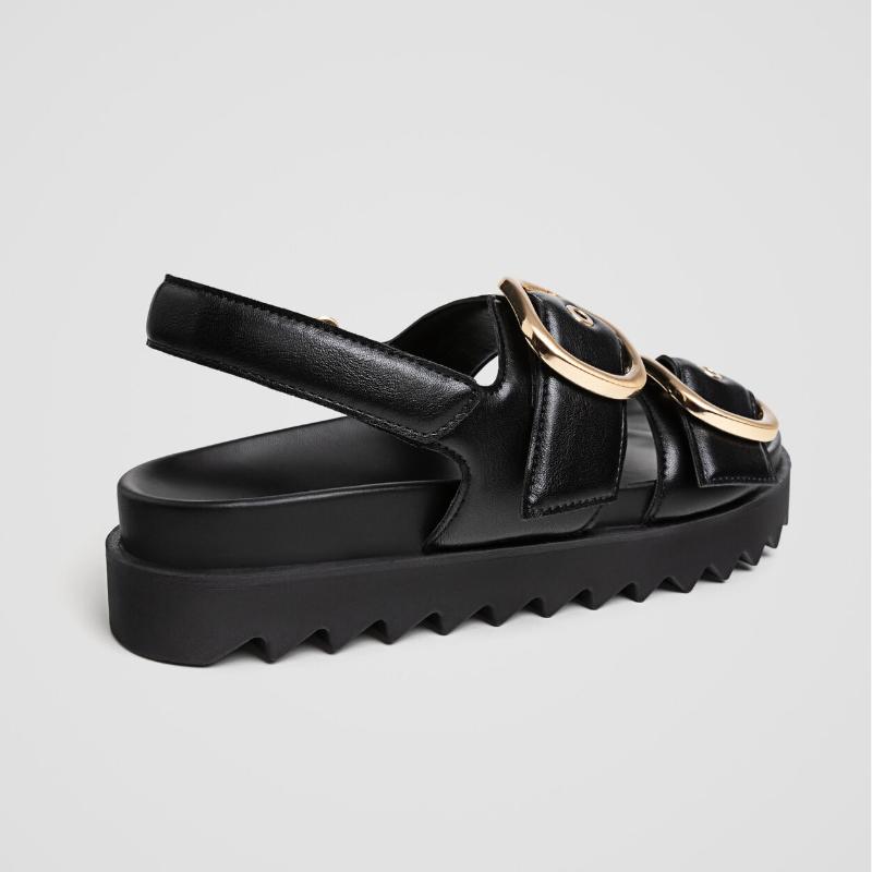 FLAT SANDALS WITH BUCKLES