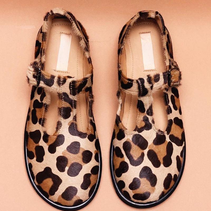 Ladies' Casual Leopard Print Sandals