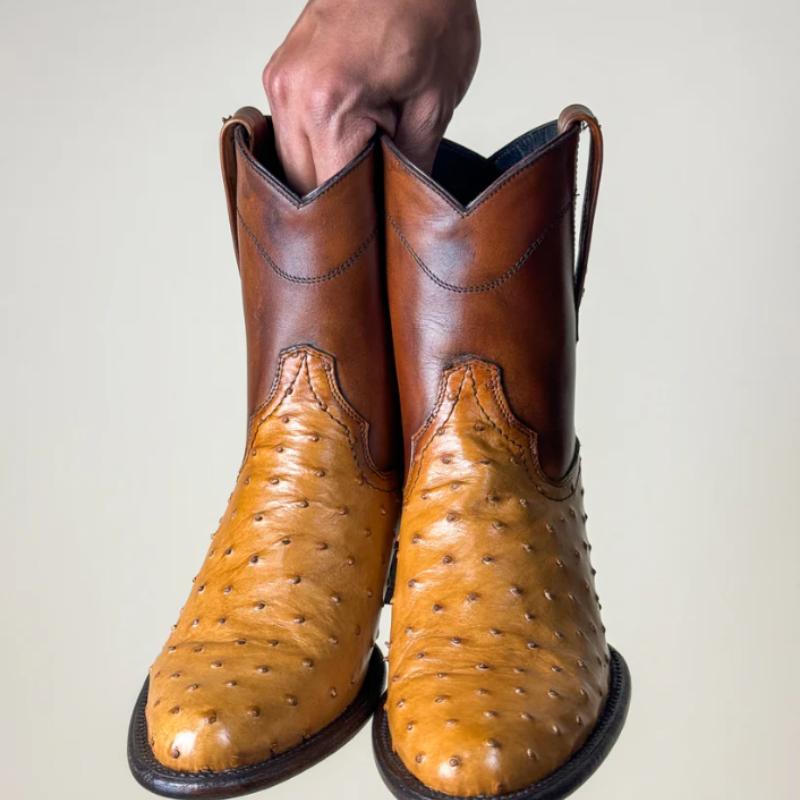 Men's Mid Length Leather Boots