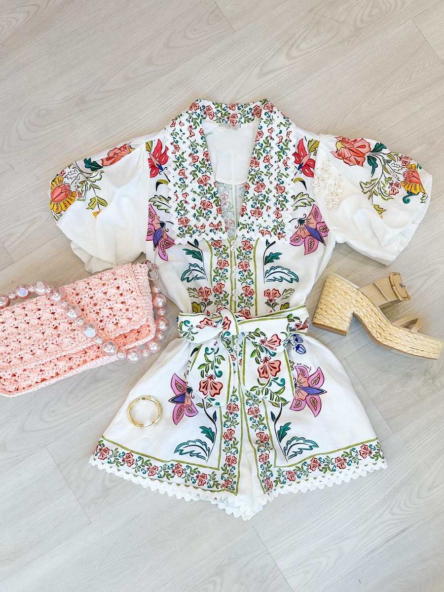 SS24 Floral Jumpsuit With Pockets