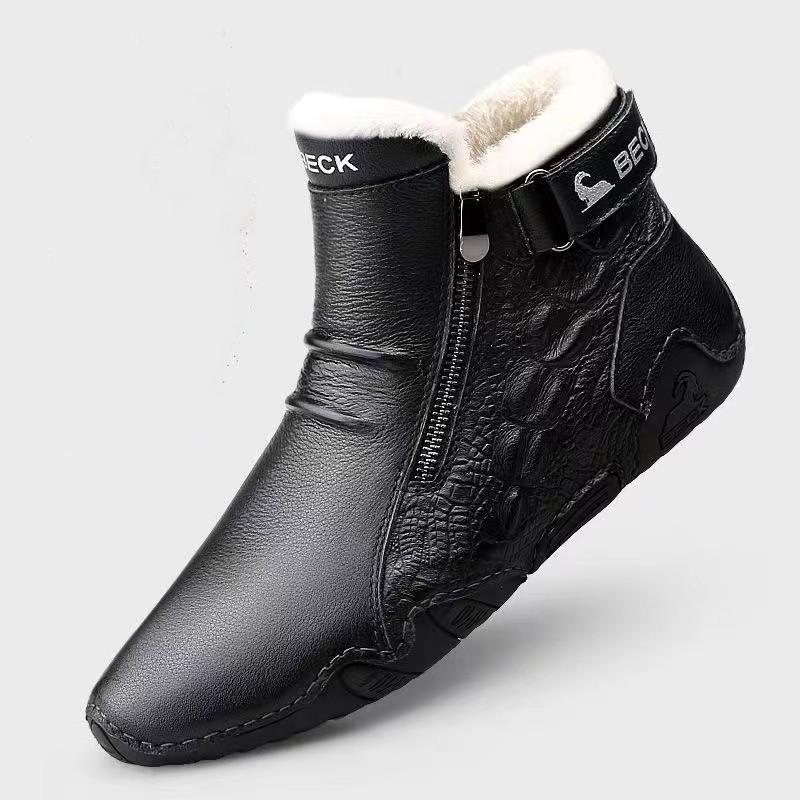 🔥CHRISTMAS OFFER 49% OFF🔥WATERPROOF PLUS FLEECE ALLIGATOR ZIPPER SHOES