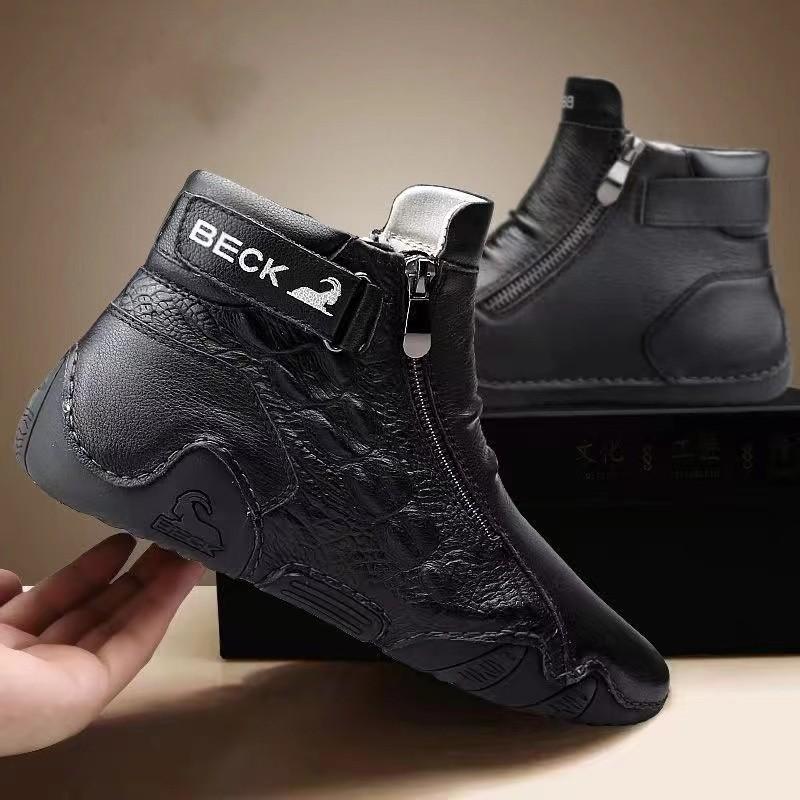 🔥CHRISTMAS OFFER 49% OFF🔥WATERPROOF PLUS FLEECE ALLIGATOR ZIPPER SHOES