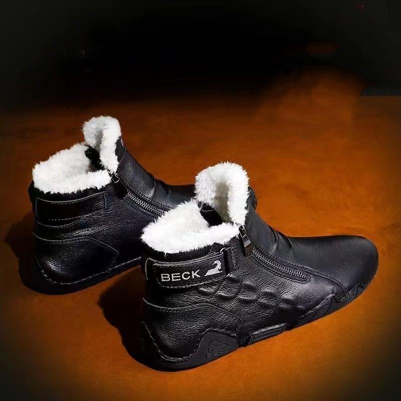 🔥CHRISTMAS OFFER 49% OFF🔥WATERPROOF PLUS FLEECE ALLIGATOR ZIPPER SHOES